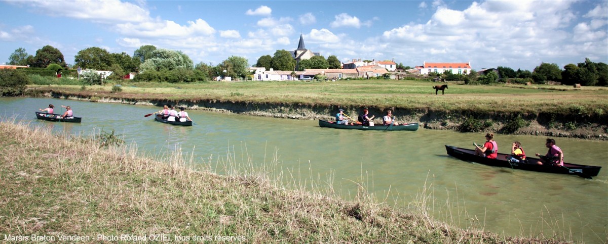 marais breton route du sel balade canoe