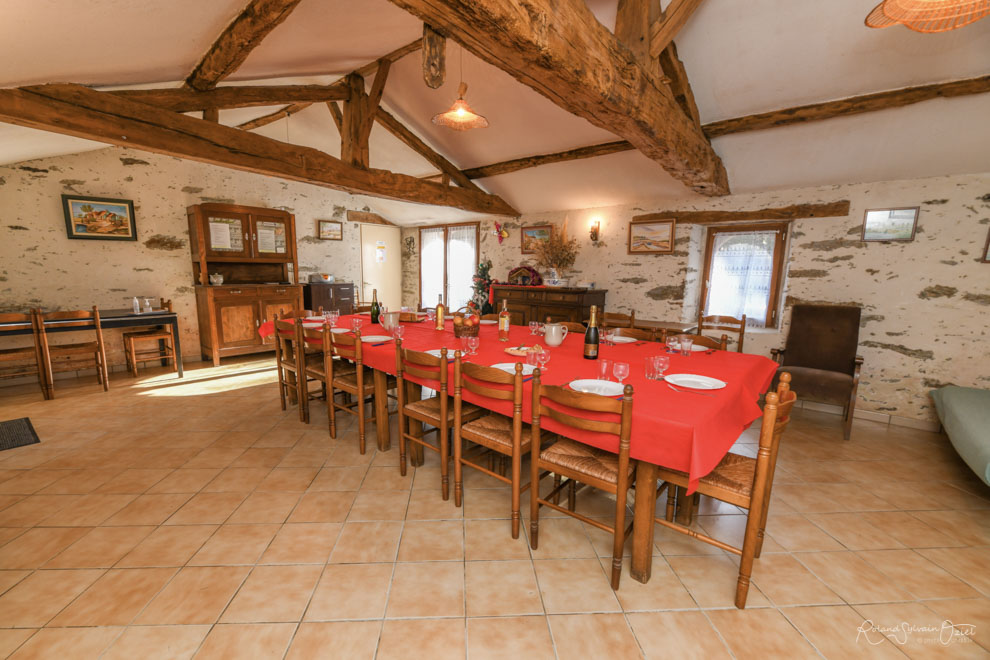 Gîte de groupe avec salle de réception en Vendée