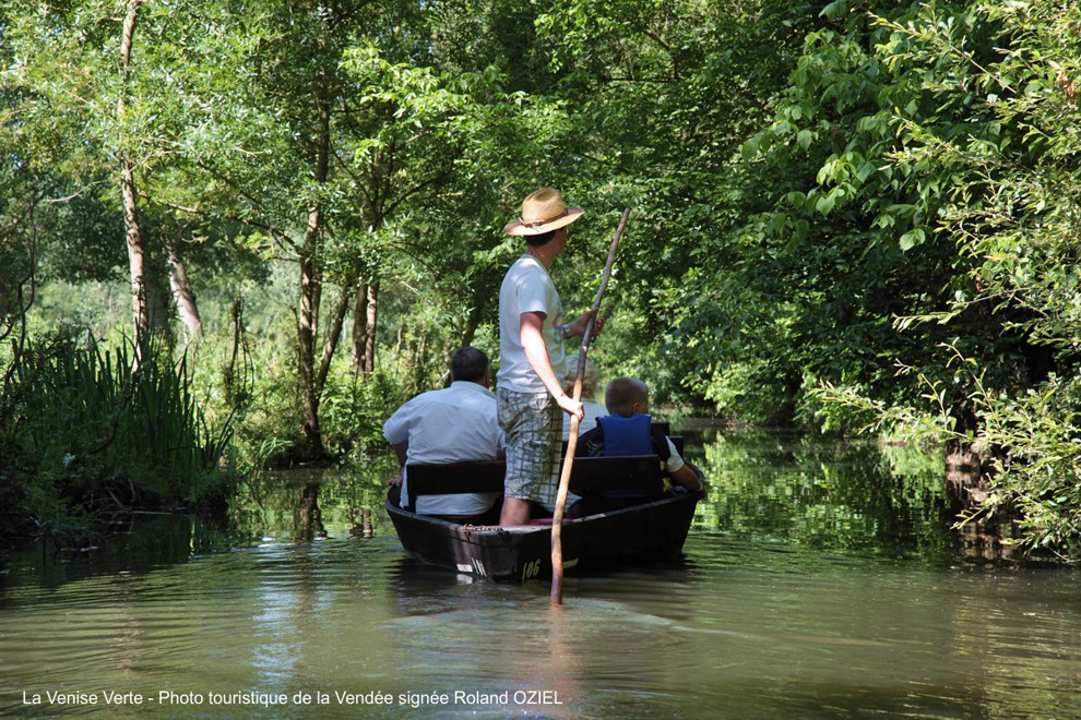 La Venise Verte au coeur du Marais Poitevin idéal pour de la balade en barque