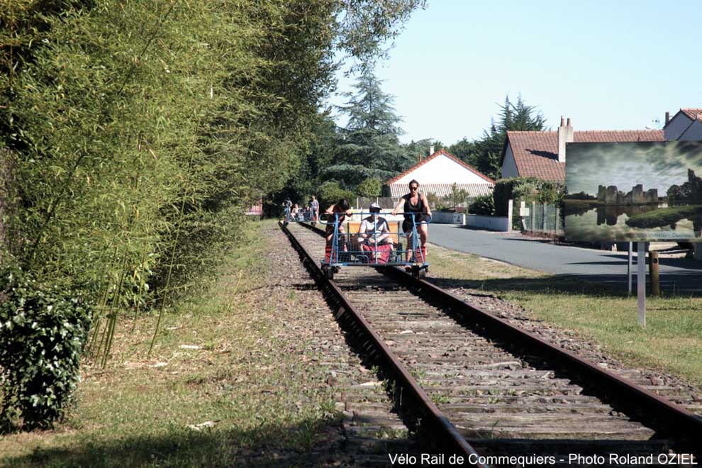 De retour balade en draisine au Vélo-Rail de Commequiers